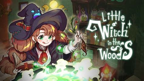 Navigating through the mystical forest in Little Witch in the Woods on Nintendo Switch